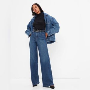 GAP High Rise Wide-Leg Jeans NWT